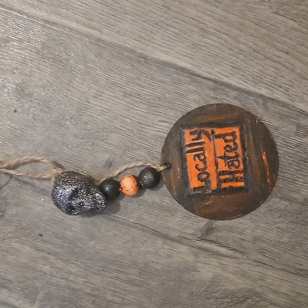 Locally Hated Rustic Car Air Freshener